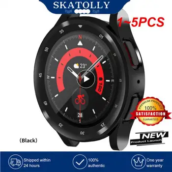 1-5 бр. 45 мм, калъф за smart часа КОМПЮТЪР със защита от надраскване, полупакет, Куха защитно покритие за Samsung Galaxy Watch 5