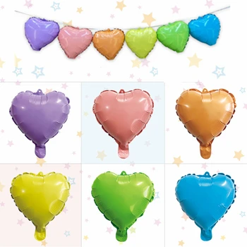 6шт 10-инчов Балон от алуминиево фолио Love Macaron, Парти по случай рождения Ден на Оферта за Свети Валентин, Декоративен фон за балони
