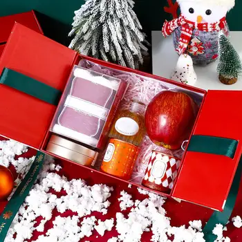 Подарък кутия с лък Празнична Двухдверная Коледен подарък кутия с лъкове за декор на партито е Забавна Опаковка Консумативи Цвят