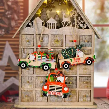 Коледен окачен декор, украса за прозореца на колата, Цветни коледни украшения във формата на джуджета, Многократно Празнична декорация, Парти за Коледа