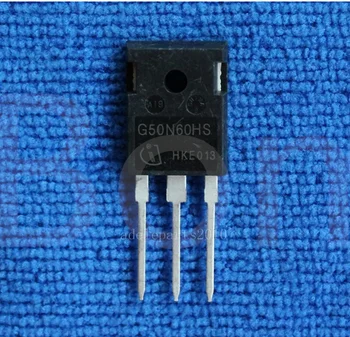 Транзистор IGBT de potencia, нов, оригинален, 5-10 бр., SGW50N60HS, G50N60HS, SGW50N60, G50N60, 50N60 a-247, 50A, 600V