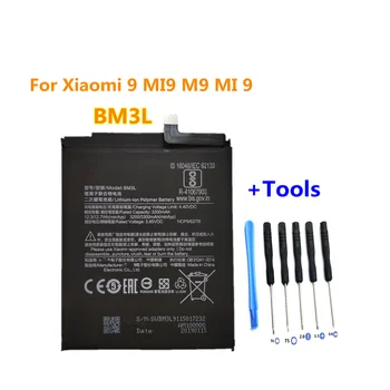 Преносимото батерия BM3L капацитет от 3300 mah за смартфон Xiaomi 9 MI9 M9 MI 9 + инструменти