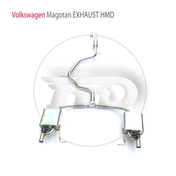 Изпълнението на изпускателната система HMD от неръждаема стомана Catback подходящ за автомобилен вентил Volkswagen Magotan Passat Ауспуси