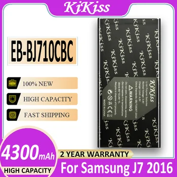 За SAMSUNG EB-BJ710CBC 4300 mah Батерия за Samsung Galaxy J7 (2016 Edition) J710 J710F/M/H/FN J7 (2016) Batteria