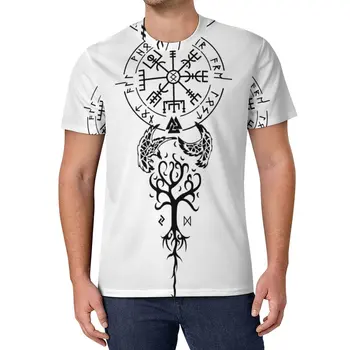 Тениска с, но на Викингите, мъжки символ, Зашеметяващи тениски, Плажни популярна тениска с къси ръкави, дизайнерски върховете голям размер