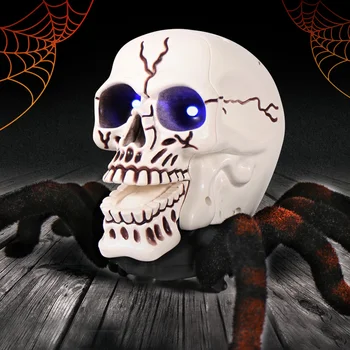Играчка с дистанционно управление, украшения във формата на паяк на Хелоуин, Реквизит, пластичен Орнамент