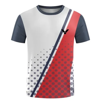 Мъжки t-shirt 2023, Мъжки форма за състезания, тениски с 3D принтиране, Летен Топ Тениска голям размер с къс ръкав