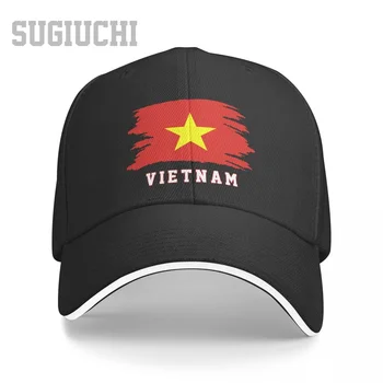 Унисекс Сандвич Флаг Виетнам Виетнамската Бейзболна Шапка На Мъже, Жени Хип-Хоп Шапки Възстановяване На Предишното Положение Голф Шапка Риболов