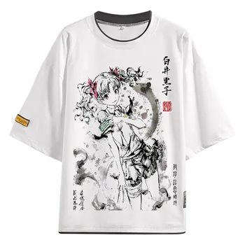 Тениска Toaru Kagaku no Railgun Мисака Микото Аниме Cosplay костюм Аниме Toaru Majutsu no Index Тениска Мъжки, дамски блузи