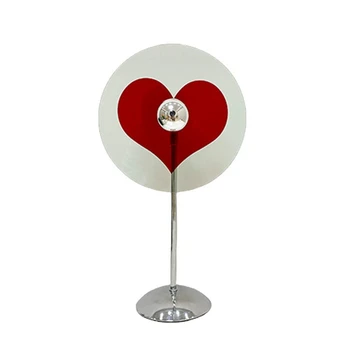 Креативна нощна лампа в скандинавски стил за спалнята, подключаемая сватбена настолна лампа Баухаус, Червена, със собствените си ръце във формата на сърце, Атмосферни лампа за секс