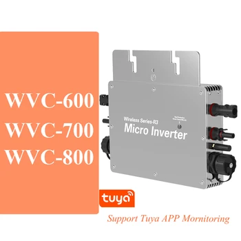 600 W 700 W 800 W Умни мини-инвертор с Wi-Fi Мониторинг за система от слънчеви панели Grid Равенство MPPT Слънчев Микроинвертор