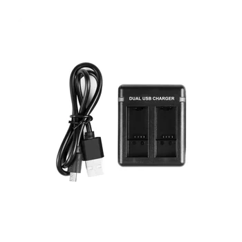 За Hero11 Black/HERO9 Black/HERO10 Слот с два порта за USB двойно зарядно устройство, черен аксесоар за екшън камери