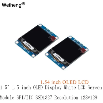 1,5 1,5-инчов OLED-дисплей, Бял LCD екран на Модул SPIIIC SSD1327 Разрешение 128128 128x128