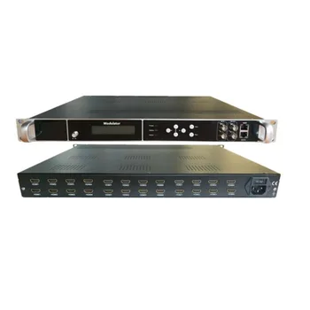 24 Начина за прехвърляне на данни от HD MI До 8 Носители на RF H. 264 Енкодер Модулатор DVBC DVBT ATSC ISDBT Модуляционный енкодер Modulador