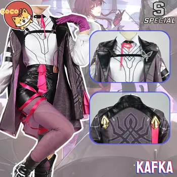 CoCos-S Game Honkai Star Rail Kafka Cosplay Костюм Kafka Пълен комплект Униформи за Хелоуин, Карнавал, костюми и перуки за cosplay