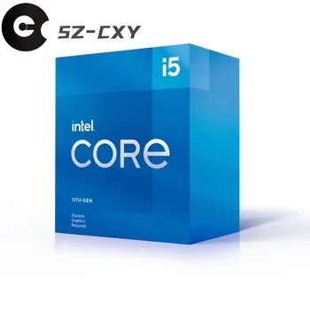 Intel Core i5-11400F i5 11400F 2,6 Ghz Шестиядерный двенадцатипоточный процесор L3 = 12M 65W LGA 1200 Фланец и с охладителя