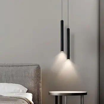 Минималистичная лампа скандинавските висящи лампи нощно шкафче за спалня, коридор, потолочное осветление