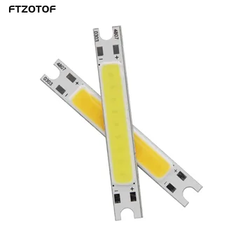 FTZOTOF Чип COB LED 9 vdc 3 W Източник на светлина 48x7 мм Борда Панел Ивица Лампа 48 мм 500лм Студена И топла Бяла светлина Етаж Работна Лампа