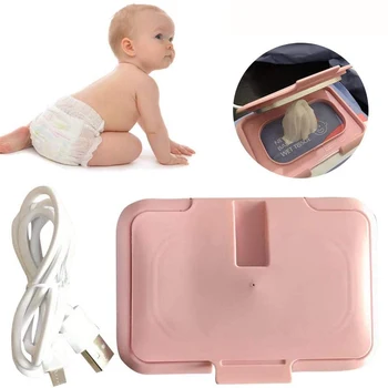 Нагревател от бебешки кърпички Преносим термостат за салфетки Нагревател детски салфетки домашни разходка