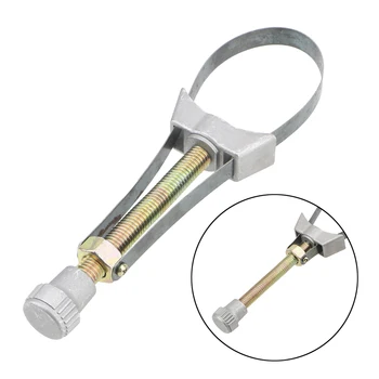 Инструмент за премахване на автомобилния маслен филтър Ръчни инструменти Регулируема Стоманена Гаечен ключ с Диаметър от 60 мм до 120 мм