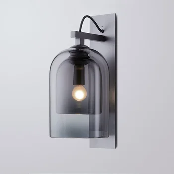 модерен led стъклена топка, led, с монтиран на стената лампа arandela, лампа за спални, лампа за дневна