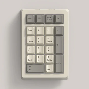CIY CAKE21 Тройни режими 2,4 G Безжична Bluetooth RGB Type-c, с номера от клавиатурата Механична клавиатура за Счетоводител Касиер