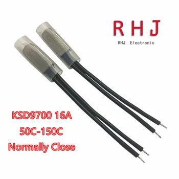 KSD9700 16A 250V 125C 130В 135C 140C 145C 150C Метален термостат Нормално се затваря 10 бр.