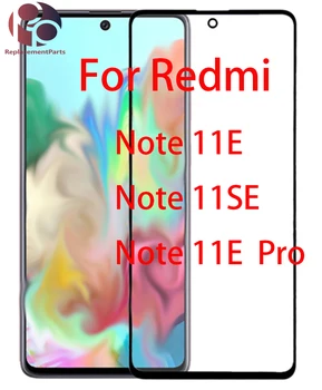 Смяна на LCD дисплей със сензорен екран 10 бр. за Redmi Note 11E 11SE Pro, предната външна стъклена леща с ОСА
