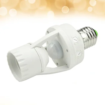 100-240 В/AC E27 led лампа с винт за сензора на човешкото тяло, на основата на притежателя на лампи