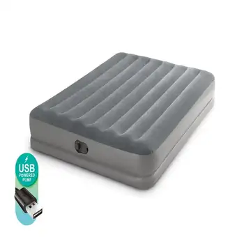 Легло с надуваеми матраци Dura-Beam Prestige 12 инча с вътрешна помпа Fastfill се захранва от USB порта - Queen