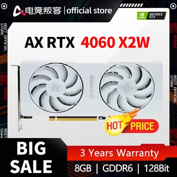 Нов AX-Power By INNO3D GEFORCE RTX 4060 X2W 8GB GDDR6 RTX 4060 Graphic Card Gaming GPU placa de video видео карта