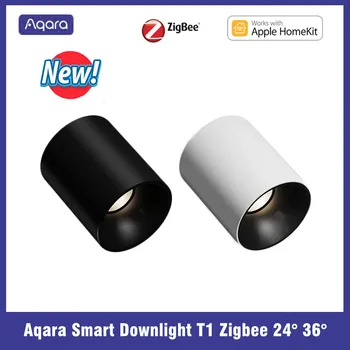 Умен лампа Aqara T1 Zigbee С Потъмняване на Кръгла светлина 10 W, Ъгъл на лъча 24 ° 36 °, Адаптивно Осветление с антирефлексно покритие За приложения Aqara Homekit
