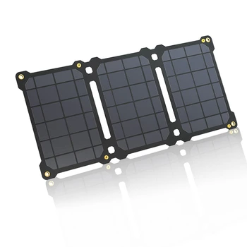 Соларен панел от 5 До 21 Вата, USB Зарядно устройство за мобилни телефони, Преносими Сгъваеми слънчеви батерии