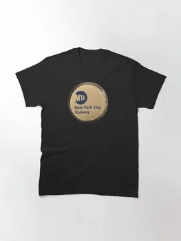 МТА Ню Йорк метрото 2023, нови тениски, мъжки памучни тениски за почивка на Главната улица