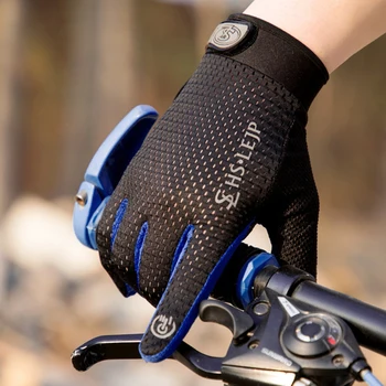Велосипедни ръкавици с мрежа, Летни Мъжки И женски Велосипедни ръкавици с дълги Мтб сензорен екран, Дишащи ръкавици за състезателни Велосипеди, Аксесоари