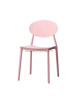 Пластмасов стол в скандинавски стил, Gatefold Проста маса за хранене, стол за студентски отдих, Офис консумативи, Чисто Червени Дизайнерски стол