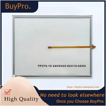BuyPro За TP270-10 6AV6545-0CC10-0AX0 Дигитайзер, стъклен панел A5E00205799 Защитно Фолио за сензорния екран, индустриална тъчпад