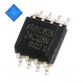 10 бр./лот Нов AT24C128 24C128 AT24C128N AT24C128AN AT24C128N-10SU-2.7 на чип за памет СОП-8 в наличност