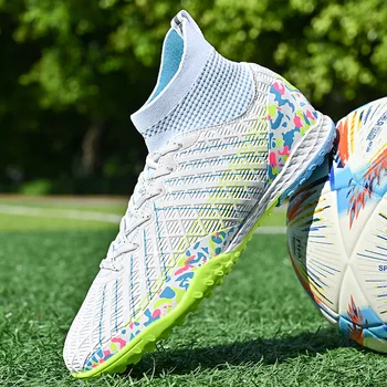 Качествена футболна обувки на Едро Футболни обувки Messi Assassin Chuteira society Campo TF/ FG Футболни обувки За тренировки по футзалу