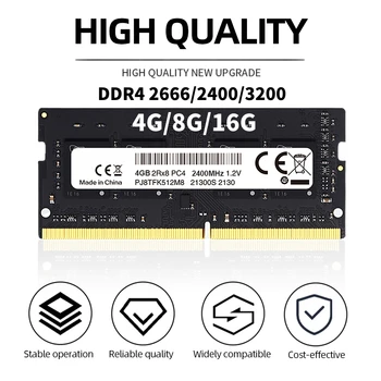 1/2 бр. Оперативна памет DDR4 Memoria 8 GB, 4 GB и 16 GB 2133 Mhz 2400 Mhz 2666 Mhz, 3200 Mhz 288-ПИНОВ sodimm памет за Лаптоп Високопроизводителния Памет за лаптоп