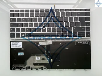 Новата Клавиатура с бразилския подсветка За лаптоп HP ProBook 640 G4 G5 645 G4 645 G5 Teclado с Рамка L00737-201