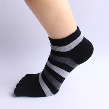 Качествени дамски памучни чорапи с чорапи, дишащи, абсорбиращи потта, Чорапи с пет пръста, Женски, за момичета, Ежедневни, делови, Sox WSB011