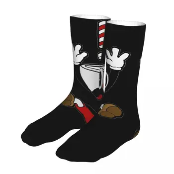 Нови чорапи, мъжки, Дамски ежедневни чорапи с чашки и шарките на аниме, Чорапи с шарени Пролет-лято Есен-Зима