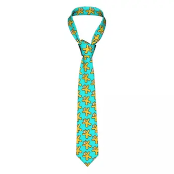 Вратовръзки с танци мечка Пудси, Мъжки Вратовръзки, от естествена коприна и полиестер 8 см, Класически вратовръзки за ежедневието, бизнес Вратовръзка
