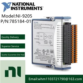 Нов и оригинален NI-9205 785184-01 16- аналогов модул за въвеждане на