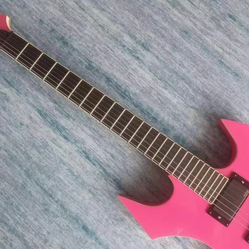 Електрическа китара BC RICH OEM, хастар от палисандрово дърво, лешояд от клен, цял мост, черни фитинги, китара Warlock