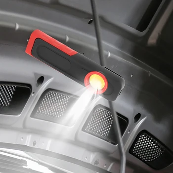1бр Инструмент за детайлите на колата USB Фенерче Проверки лампа Лампа за боядисване на автомобила Сканиращ Вихрушка Многофункционална Работна лампа за ремонт на автомобили