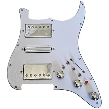 HSH Предварително Свързана Китара Strat Pickguard Set Многофункционален Превключвател Alnico 5 Звукоснимателей Humbucker Звукосниматели за Китари Fender Strat