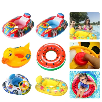 Детски пръстен за плуване, Надуваема играчка за басейна, Пръстен за плуване, седалка за бебето, Детски кръг за плуване, Плувен басейн, Плажна Водна игралното оборудване