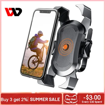 Универсална стойка за мобилен телефон за мотоциклет, планина за телефон за колоездене, скоба за кормилото на велосипеда на открито, на притежателя на МТБ